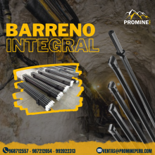 BARRENO CÓNICO EQUIPO DE PERFORACIÓN PROMINE PERÚ